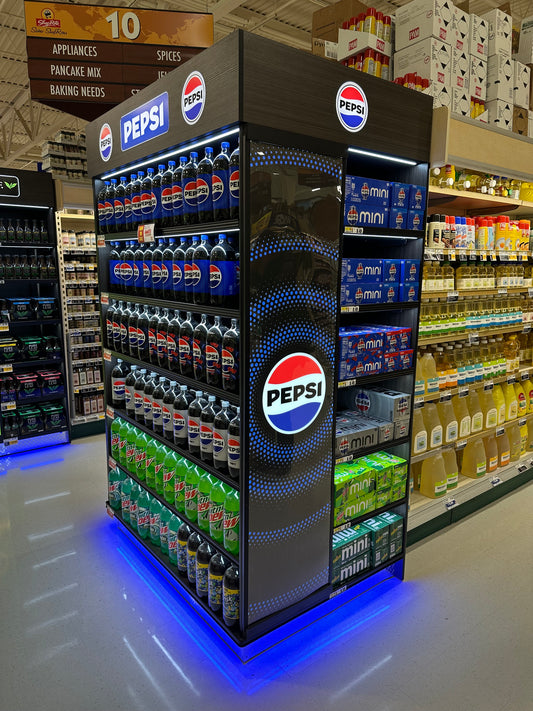 Pepsi Graphic End Cap